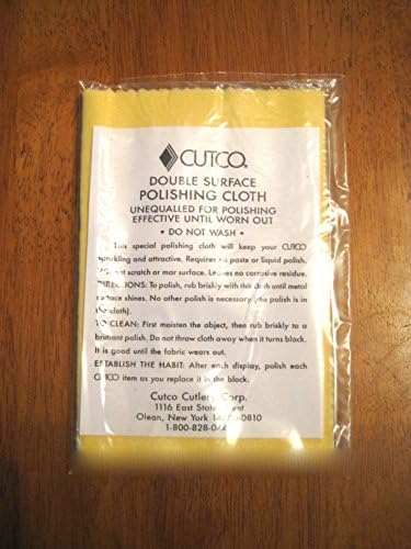 CUTCO Polishing Microfiber Cleaning Cloth for Cutlery, Glass, and Silver