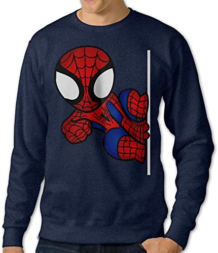 ShipElena Ultimate Spider-Man Hooded For Men M Navy