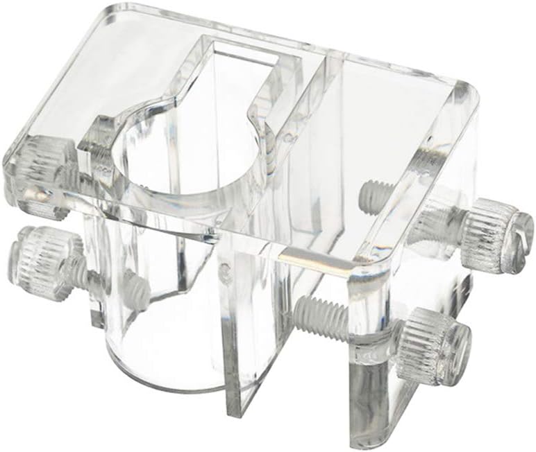 fgghfgrtgtg Aquarium Lily Pipe Acrylic Fixture Bracket for Fix 13mm 17mm Inflow Outflow Water Hose Fix Holder