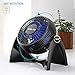 OPOLAR Portable Desk USB Fan, Super Quiet, Maximal 40db, Perfect Table Fan, Small Size, 2 Speeds, 360° Rotating Free Adjustment Personal Fan for Home,Office and Dorm-Blue