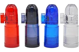 3pcs Acrylic Bullet Dispenser Plastic Storage Bottle Cool Gadget for Men