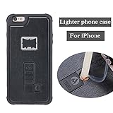 iPhone 7 Plus Case, Multi-functional Built-in Cigarette Lighter & Bottle Opener Protective Shock Proof cover for Apple iPhone 7 Plus (Black)