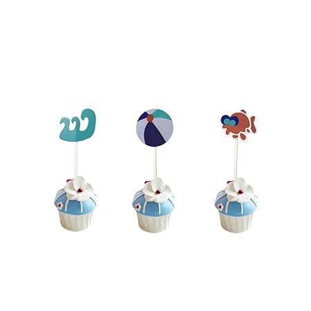 Download Strandball cupcakes dekorationen HD Strandball Cupcakes Dekorationen