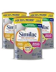 Similac Pro-Sensitive Infant Formula , Non-GMO, with Iron, 2’-FL HMO, for Immune Support, Milk-Based Powder, 2.18 Lb, Pack of 3 (One-Month Supply)