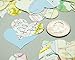 Vintage Map Hearts for Travel Wedding Party Table Scatter Confetti Decoration (200 pieces)