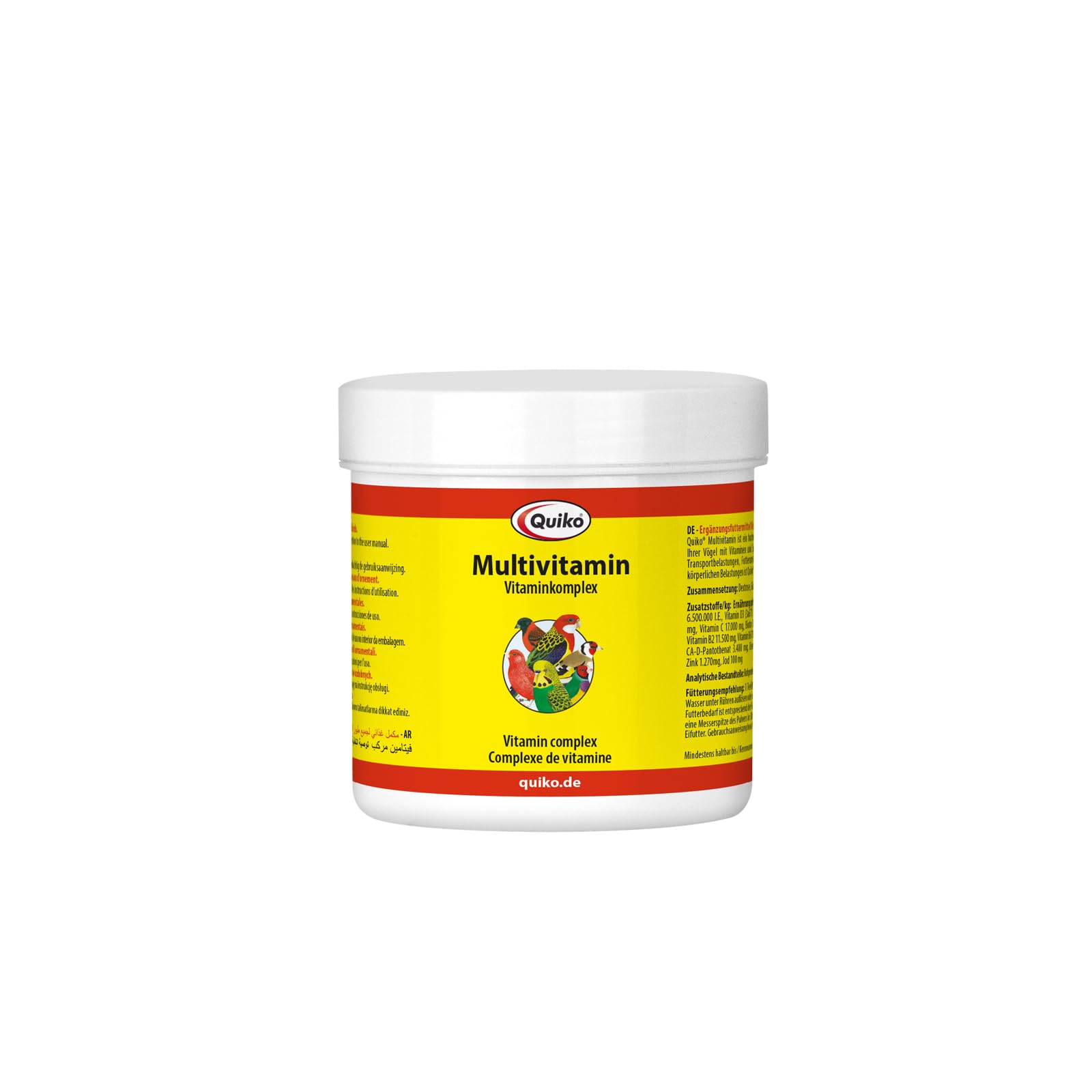 Quiko Multivitamin 150g - Vitamin complex to supply all ornamental bird species with important vitamins -in powder form