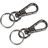 Foto&Tech Small Quick Release Adapter Clip for Camera with Round Lugs for Camera Strap, 33lb Breaking Force (1 Set, Gray)