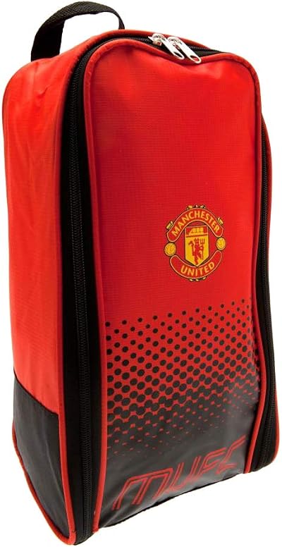 Manchester United Red Club Logo Shoe Bag 16x9x35 cm Official Licensed