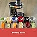 BLACK+DECKER SFP1000B SpiraLuxe 6-in-1 Electric Spiralizer, Black