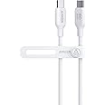 Anker 543 USB C to USB C Cable(240W,3FT),Bio-Based Charging Cable for iPhone 16/15 Series,MacBook Pro 2020, iPad Air 4 and More(USB 2.0,Aurora White)