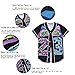HOP FASHION Youth Unisex Boy Girl Baseball Jersey Short Sleeve 3D Colorful 23 Print Dance Team Uniform Tops Shirt HOPM007-01-XXL