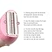 inkint Electric Cordless Hair Remover Armpit Hair Trimmer Lady’s Hair Shaver for Face/ Leg/ Armpit Rechargeable Bikini Shaver Portable Travel Women Hair Shaving Tools (110-240V)