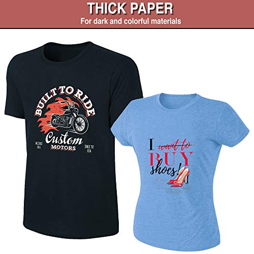 Kodiak Supplies Inkjet Iron-On Dark T Shirt A4 Transfers Paper" Pack of 20 Sheets