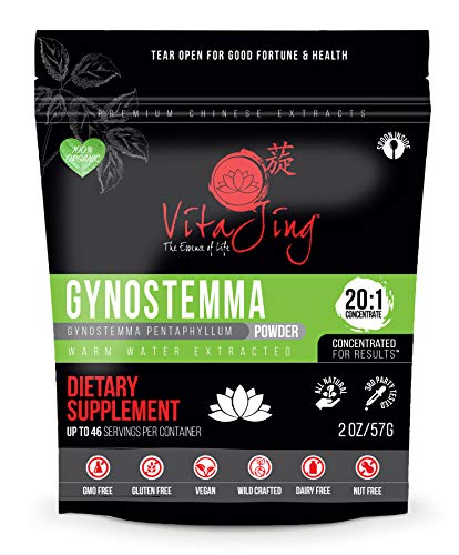 Gynostemma Extract Powder 20:1 CONCENTRATION Jiaogulan (2oz-57gm)