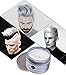 VOLLUCK White Hair Coloring Wax Temporary Hair Clay Pomades 4.23 oz,Natural Hair Dye Material Disposable Hair Styling Clay Ash for Cosplay,Halloween,Party