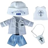 niannyyhouse OB11 Doll Clothes, 1/12 Scale BJD Outfit, 4.3 inch Action Figure Accessories (A1)