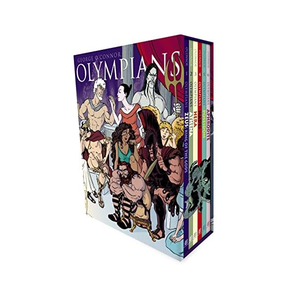 Olympians Boxed Set Books 1-6: Zeus, Athena, Hera, Hades, Poseidon & Aphrodite Hardcover