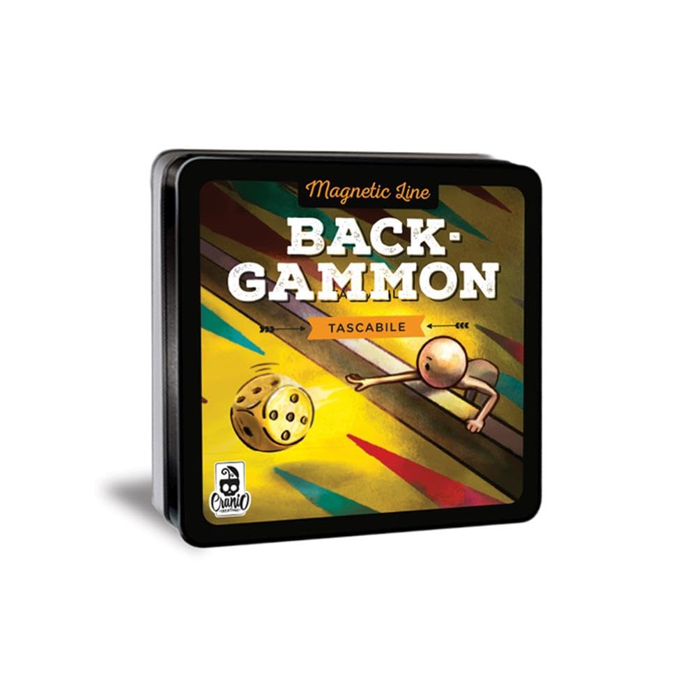 Cranio Creations - Magnetic Line, Backgammon, A Great Classic In Pocket And Magnetic Version, Edition in Italian Language