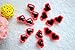 yagopet 20pcs/Pack New Dog Hair Clips Love Design Sunglasses Style Cute Dog Pet Hair Clips Mix Colors and Cute Bowknot Bows Pet Grooming Products Mix Colors Pet Hair Bows Topknot Alloy Clips