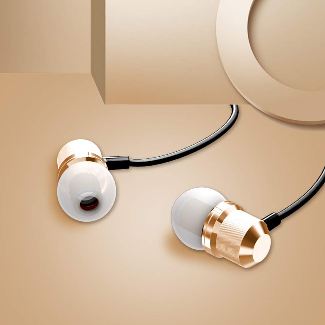 IEnkidu E14 Triple Driver in-Ear Earphones Hi-Res Headphones High Resolution, Metal Driven Sound, in-Line Remote,Magnet adsorption headphon (Black)