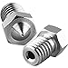 AUSTOR 13 Pieces Stainless Steel 3D Printer Nozzles 0.2 mm, 0.4 mm, 0.6 mm, 0.8 mm, 1.0 mm Extruder Nozzle Print Head for E3D Makerbot