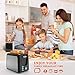 2 Slice Toaster best rated prime Evenly And Quickly Black Stainless Steel Bagel Toaster With 2 Wide Slots