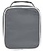 Tirrinia Insulated Kids Lunch Box Back to School, Portable Small Lunch Bag for Office Work Picnic, Reusable Compact Lunchbox Cooler Bag for Boys, Adults,Grey
