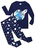 IF Pajamas Earth Rocket Little Boys Long Sleeve Pajamas Sets 100% Cotton Sleepwears Kids Pjs Size 6