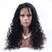 Eayon Hair Loose Curly Lace Front Human Hair Wigs-Glueless 130% Density Brazilian Virgin Remy Wigs with Baby Hair For African Americans Natural Color