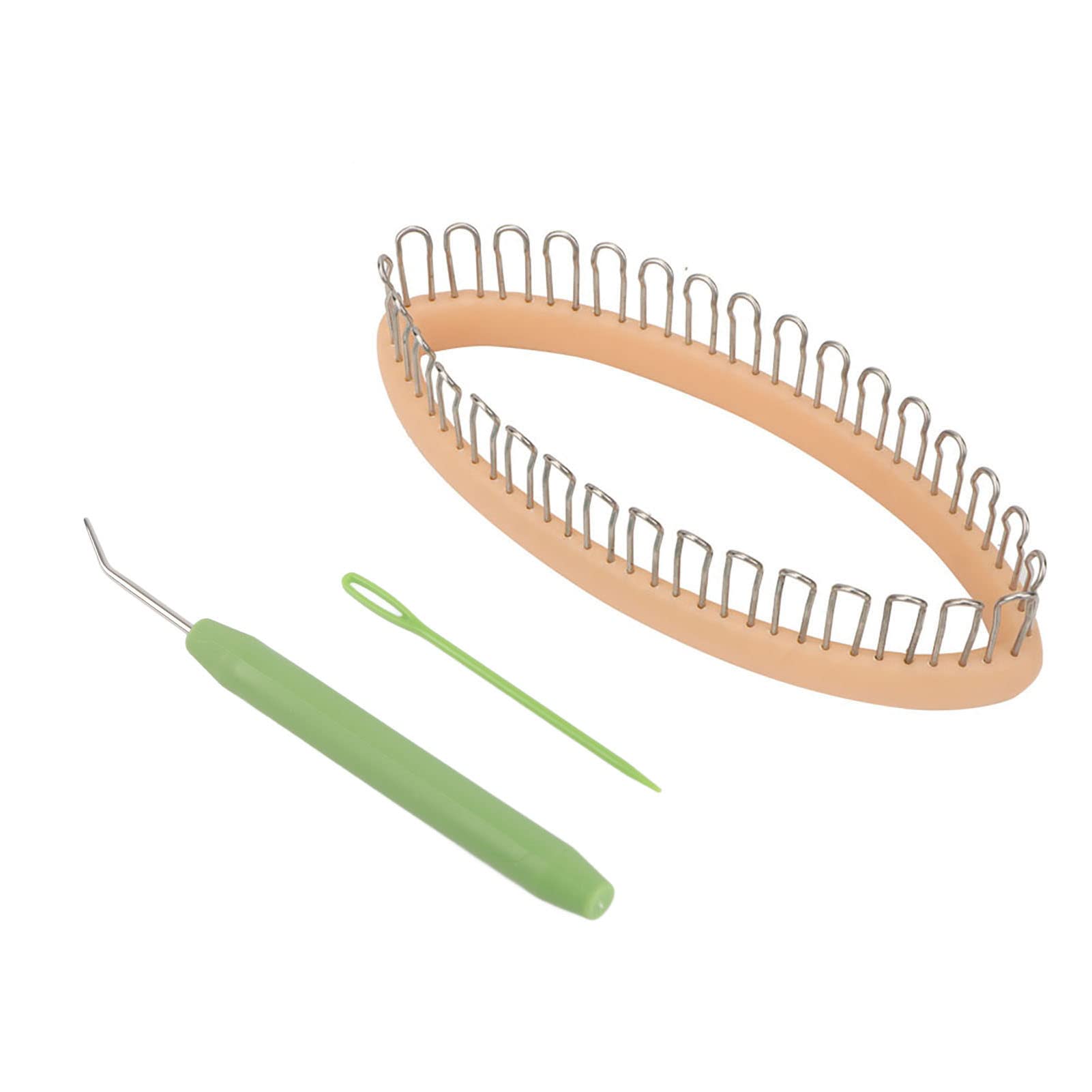 Biitfuu Round Knitting Loom Set with a Crochet Yarn Needle in Random Colour for Knitting Socks DIY Leggings Scarf