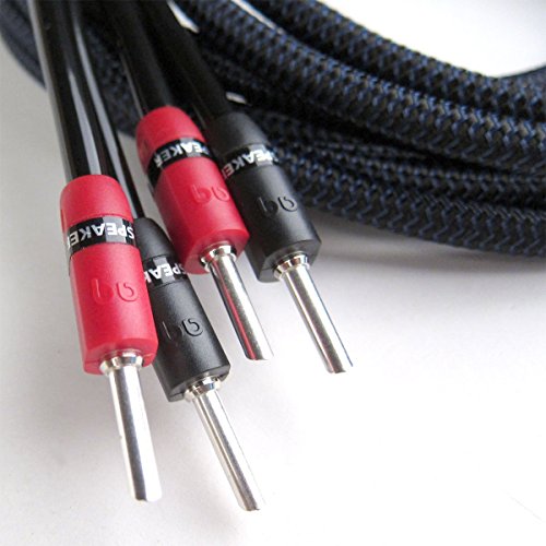 Audioquest Type 4 Speaker Cable 4 ft / 1.2m (Pair) Silver Bananas