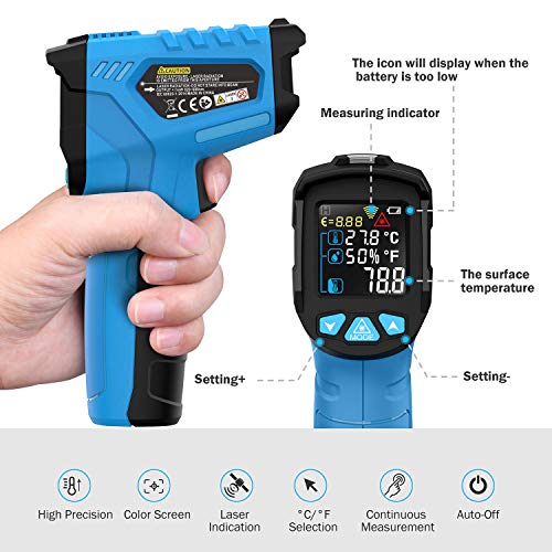 Infrared Thermometer, Acegmet Infrared Thermometer Gun (Not for Human