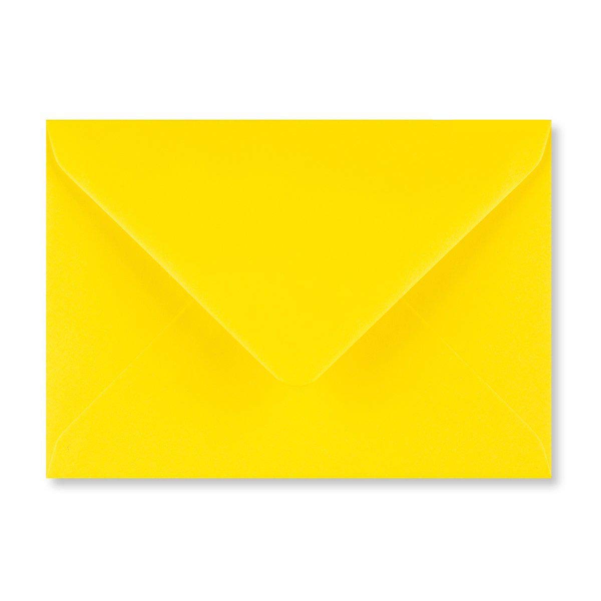 arkCRAFT 25 x C6 Premium Envelopes 100gsm 114mm x 162mm (Daffodil Yellow) — image 1
