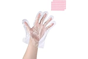 100 counts Paraffin Wax Bath Liners for Hand，Toyar Plastic Thermal Therabath Glove, Hot Wax Mitten Bags Covers for Therabath Wax Treatment.