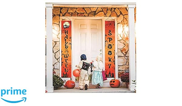 Amazon Com Halloween Decoration Halloween Spooky Banner Hanging