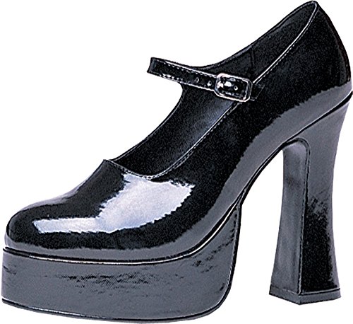 Ellie Shoes E-557-Eden, 5" Chunky Heel Mary Jane. 11 Black