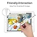 Stylus Pen for Touch Screens，CiSiRUN 1.5mm Fine Point Rechargeable Tablet Painting Pen Digital Pens Compatible for All Touch Screen Tablets & Cell Phones Stylus for Drawing,Writing（White）