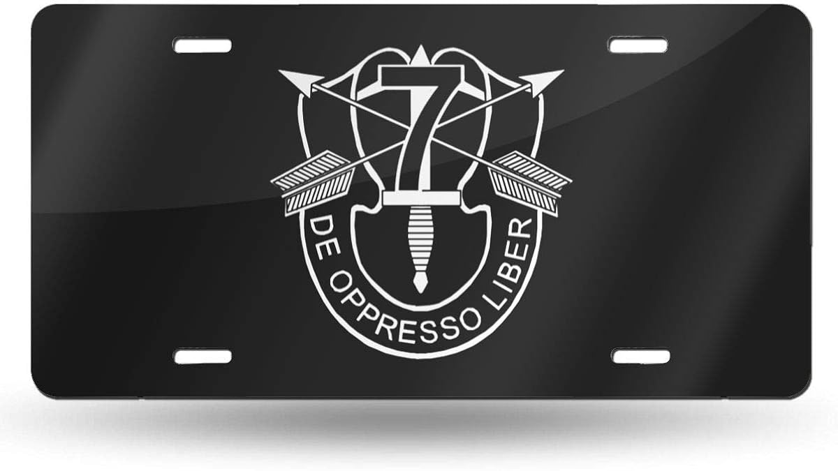 HUXIURONGchepai 7th Special Forces Group License Plates for
