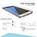 JARATECH Full Screen Coverage PET Film Screen Protector for Galaxy S7 Edge - 2 Pack