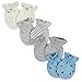 Gerber Baby Boys' 4-Pair Mittens, Explore, 0-3 Months
