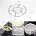 6 PACKS Accessories Compatible with Instant Pot 6, 8Qt Steamer Basket Steamer Base Springform Pan Egg Steamer Rack Silicone Oven Mitts Plate Dish Clip for Pressure Cooker Cooking Pot Steamer Pot Pan