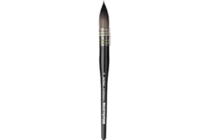 da Vinci Watercolor Series 498 Casaneo Paint Brush, Round Quill New Wave Synthetics, Size 8
