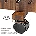 Topeakmart 4-Tier Coner Wood Flower/Plant Stand Shelving Rack Display Shelf Outdoor Yard Garden Patio Balcony Multifunctional Storage Rack Bookshelf Brown
