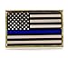 3 Pack of Thin Blue Line American Flag Police Support Lapel Pins