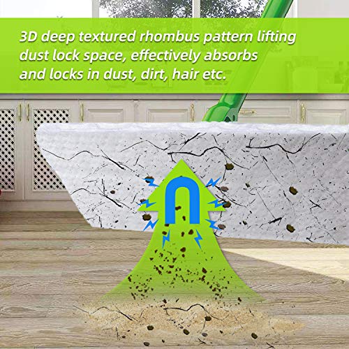 image for FutureWay Sweeper Dry Refills, 180 Count Electrostatic Dust Mop Pads, 