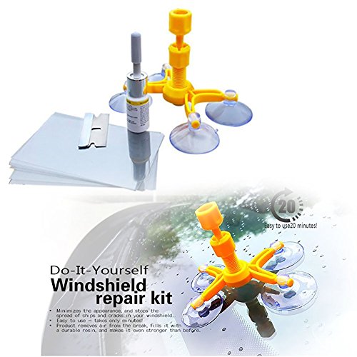 Windshield Repair Kit - BORUD Professional Windscreen Windshield Repair Tool Set, Quick Fix DIY Car Auto Kit Window Glass Scratch Repair Kits For Chip & Crack