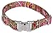 Country Brook Petz - Premium Pink Paisley Dog Collar - Paisley Collection with 6 Classy Designs (1 Inch, Large)