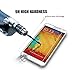 [2 Pack] Poweradd Tempered Glass Screen Protector Film (0.33mm) for Samsung Galaxy Note 3 with Bubble Free, 9H Hardness, Anti Scratch and Fingerprint Resistant