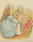 The Tale of Peter Rabbit Beatrix Potter Kids Room Art Print Poster (8x10)