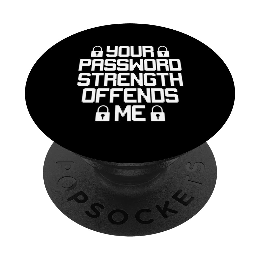White Hat Hacker Design For A Cyber Security Specialist PopSockets Swappable PopGrip